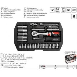 TRUSA TUBULARE SI ANTRENOR 1/4" 25 BUC